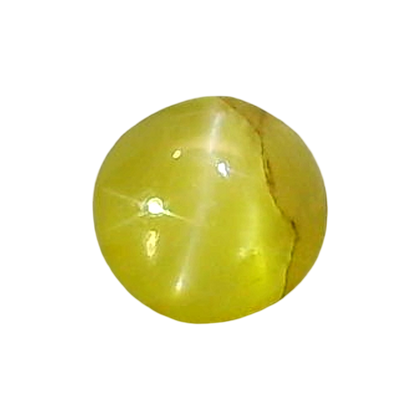 Chryaoberyl Sri Lanka Cat's Eye (Lehsunia) 0.75 Carat / 0.84 Ratti, Unheated and Untreated – No indications of treatment observed – front view