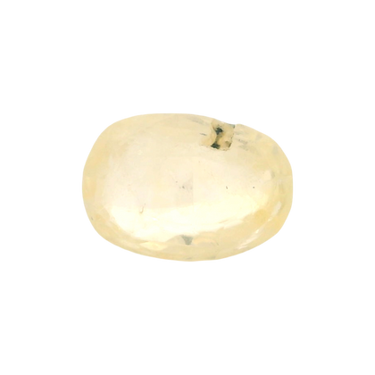 Sri Lankan Yellow Sapphire (Pukhraj) 2.93 Carat / 3.26 Ratti, Unheated and Untreated – No indications of treatment observed – front view