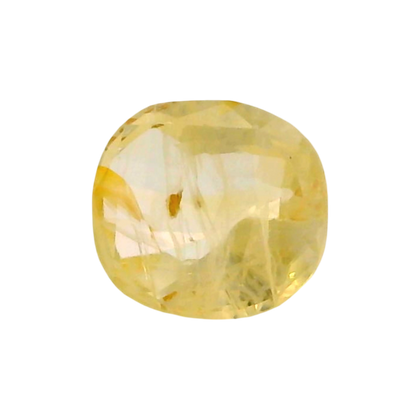 Sri Lankan Yellow Sapphire (Pukhraj) 2.38 Carat / 2.65 Ratti, Unheated and Untreated – No indications of treatment observed – front view