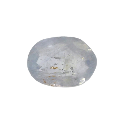 Sri Lankan Blue Sapphire (Neelam) 3.82 Carat / 4.25 Ratti, Unheated and Untreated – No indications of treatment observed – front view