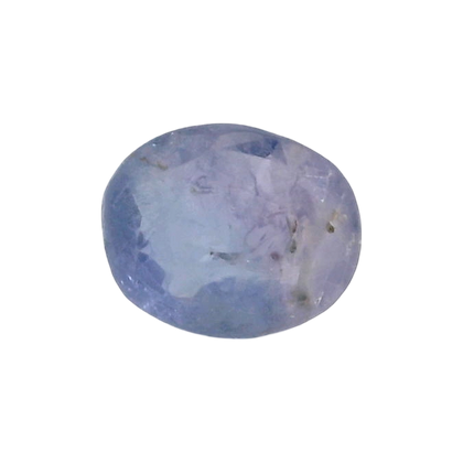 Sri Lankan Blue Sapphire (Neelam) 4.32 Carat / 4.8 Ratti, Unheated and Untreated – No indications of treatment observed – front view