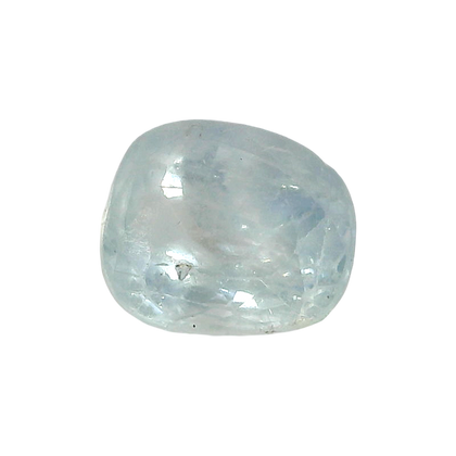Sri Lankan Blue Sapphire (Neelam) 4.09 Carat / 4.55 Ratti, Unheated and Untreated – No indications of treatment observed – front view