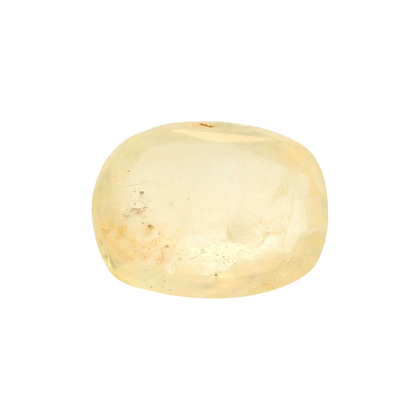 Sri Lankan Yellow Sapphire (Pukhraj) 3.34 Carat / 3.72 Ratti, Unheated and Untreated – No indications of treatment observed – front view