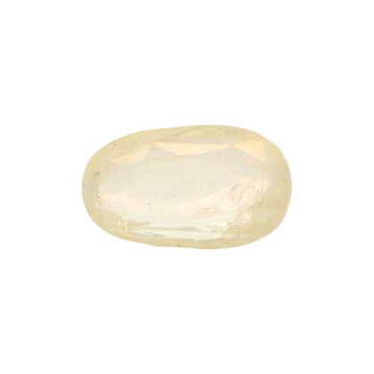 Sri Lankan Yellow Sapphire (Pukhraj) 4.24 Carat / 4.72 Ratti, Unheated and Untreated – No indications of treatment observed – front view