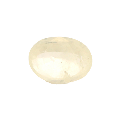 Sri Lankan Yellow Sapphire (Pukhraj) 3.73 Carat / 4.15 Ratti, Unheated and Untreated – No indications of treatment observed – front view
