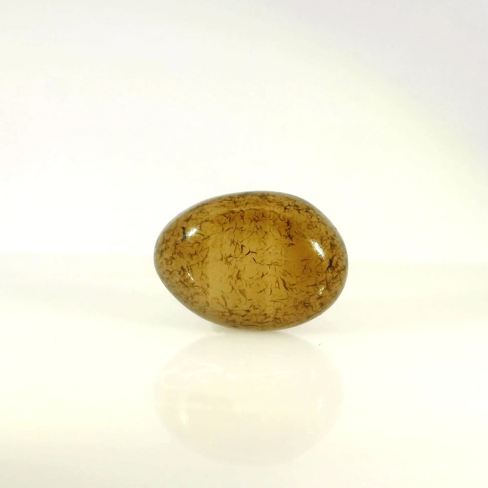 Indian Agate 6.71 Carat / 7.46 Ratti, Unheated and Untreated – No indications of treatment observed – front view