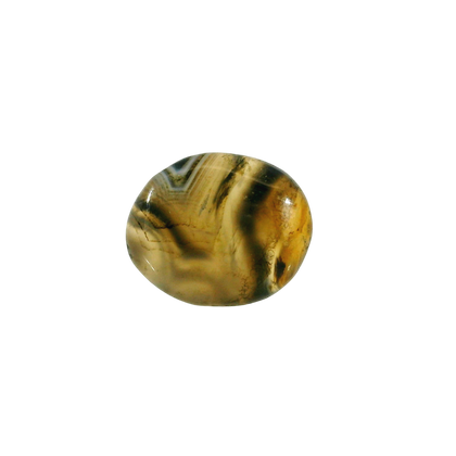 Indian Agate 6.8 Carat / 7.56 Ratti, Unheated and Untreated – No indications of treatment observed – front view