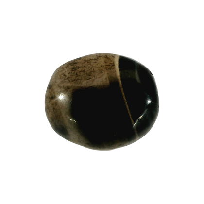 Indian Agate 7.79 Carat / 8.66 Ratti, Unheated and Untreated – No indications of treatment observed – front view