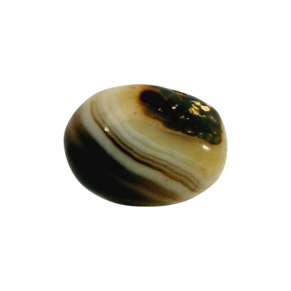 Indian Agate 10.03 Carat / 11.15 Ratti, Unheated and Untreated – No indications of treatment observed – front view