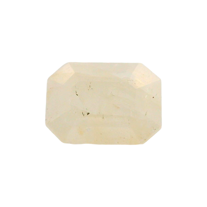 Yellow Sapphire (Pukhraj) 8.06 Carat / 8.96 Ratti, Unheated and Untreated – No indications of treatment observed – front view