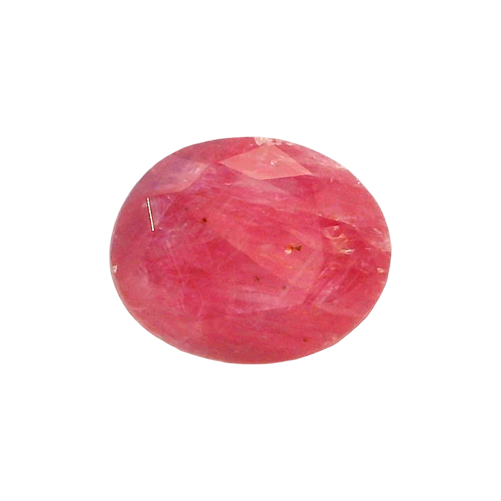 Mozambique Ruby (Manik) 5.7 Carat / 6.34 Ratti, Unheated and Untreated – No indications of treatment observed – front view
