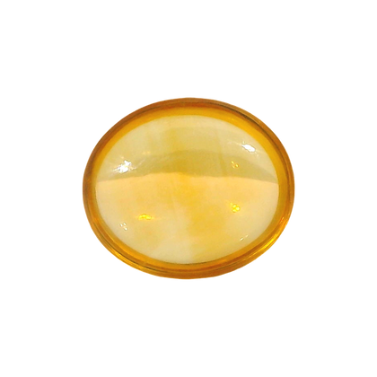 Brazilian Citrine 7.06 Carat / 7.85 Ratti, Unheated and Untreated – No indications of treatment observed – front view