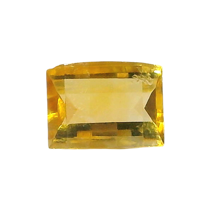 Brazilian Citrine 1.92 Carat / 2.14 Ratti, Unheated and Untreated – No indications of treatment observed – front view