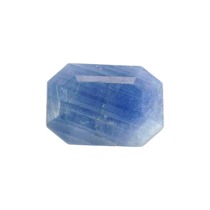 Burmese Blue Sapphire (Neelam) 6.77 Carat / 7.53 Ratti, Unheated and Untreated – No indications of treatment observed – front view