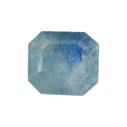 Blue Sapphire (Neelam) 8.82 Carat / 9.8 Ratti, Unheated and Untreated – No indications of treatment observed – front view