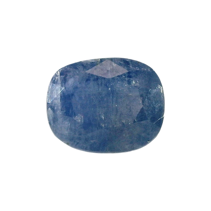 Burmese Blue Sapphire (Neelam) 4.36 Carat / 4.85 Ratti, Unheated and Untreated – No indications of treatment observed – front view
