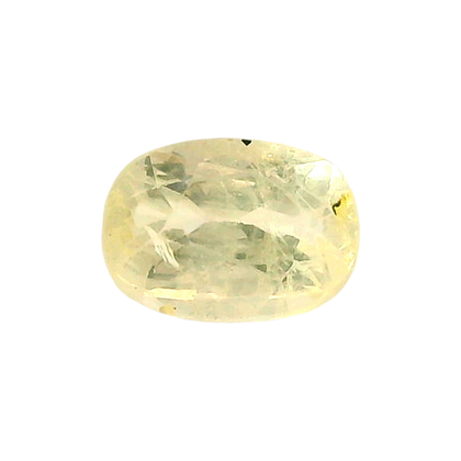 Sri Lankan Yellow Sapphire (Pukhraj) 2.16 Carat / 2.4 Ratti, Unheated and Untreated – No indications of treatment observed – front view