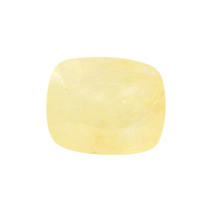 Sri Lankan Yellow Sapphire (Pukhraj) 11.08 Carat / 12.32 Ratti, Unheated and Untreated – No indications of treatment observed – front view