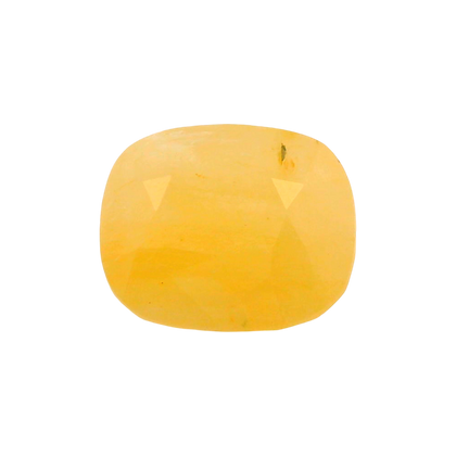 Sri Lankan Yellow Sapphire (Pukhraj) 12.52 Carat / 13.92 Ratti, Unheated and Untreated – No indications of treatment observed – front view