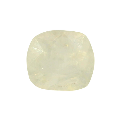 Sri Lankan Yellow Sapphire (Pukhraj) 3.98 Carat / 4.43 Ratti, Unheated and Untreated – No indications of treatment observed – front view