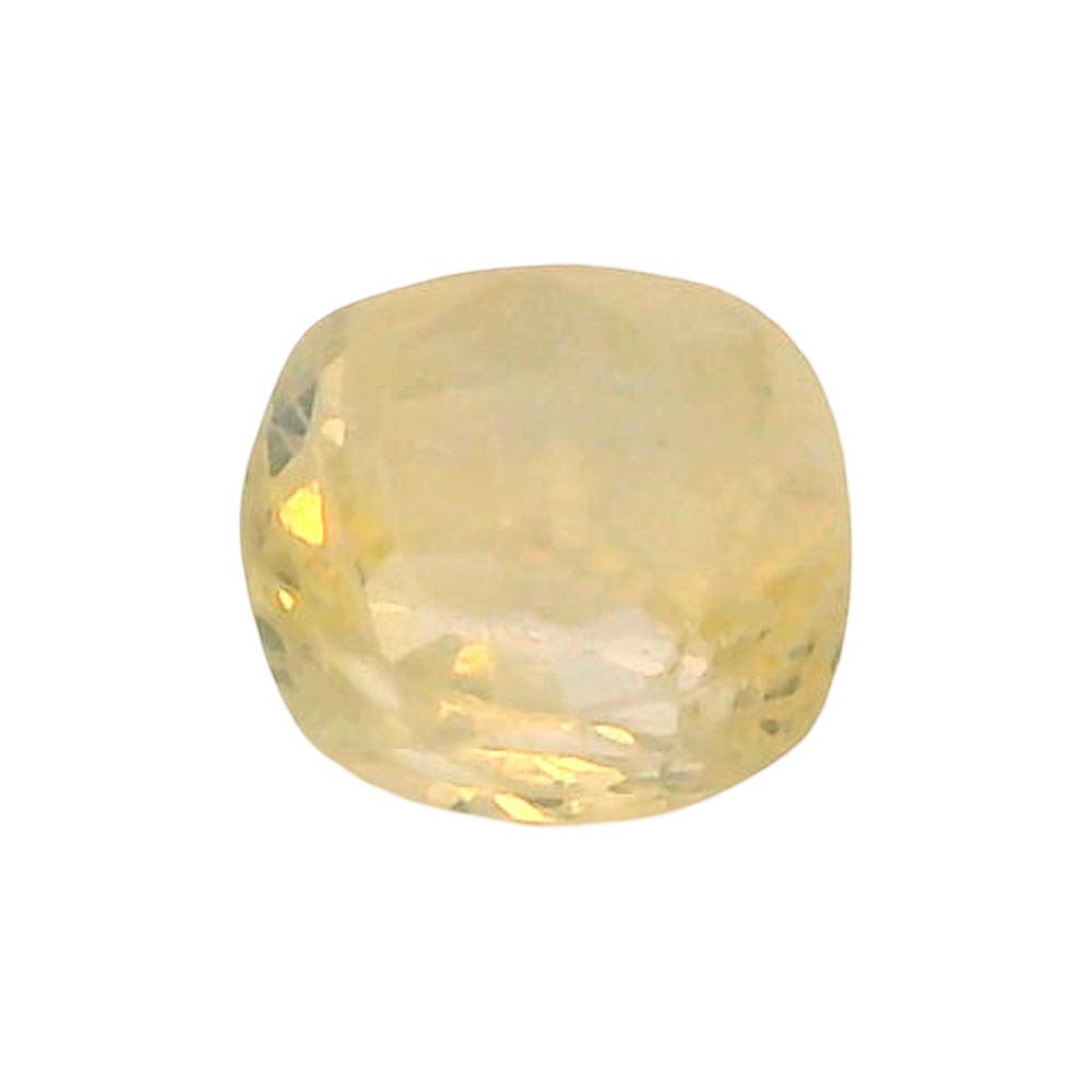 Sri Lankan Yellow Sapphire (Pukhraj) 1.82 Carat / 2.03 Ratti, Unheated and Untreated – No indications of treatment observed – front view