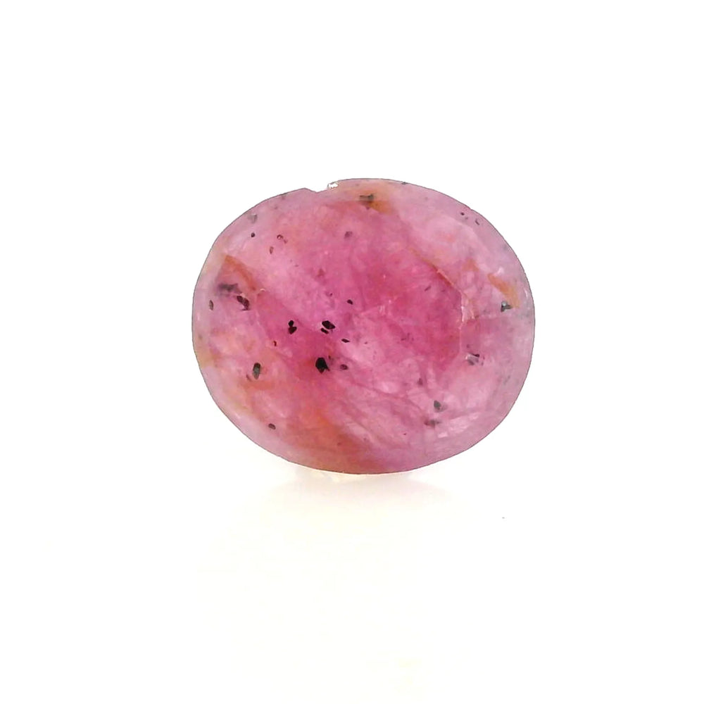 African Ruby (Manik) 5.2 Carat / 5.78 Ratti, Unheated and Untreated – No indications of treatment observed – back view
