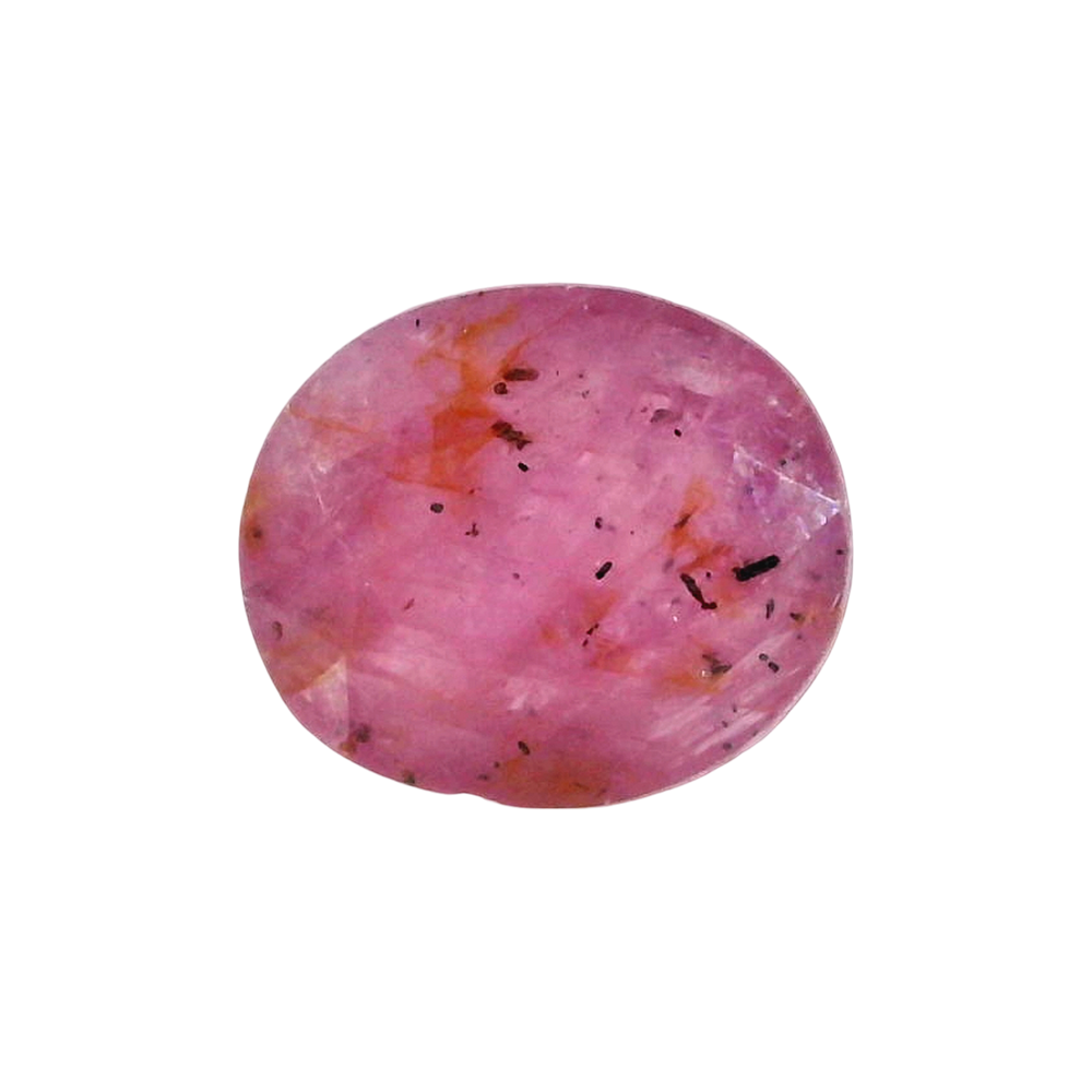 African Ruby (Manik) 5.2 Carat / 5.78 Ratti, Unheated and Untreated – No indications of treatment observed – front view