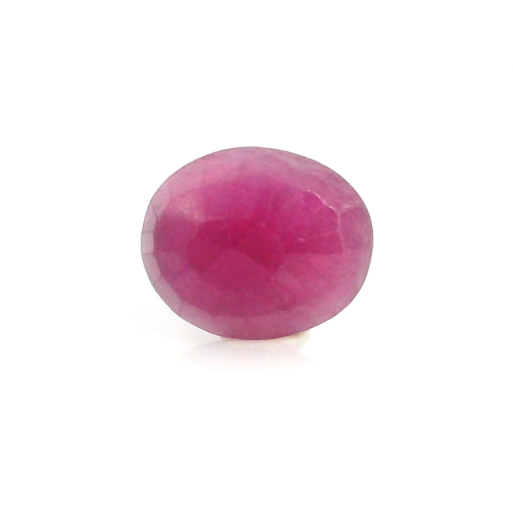 African Ruby (Manik) 3.8 Carat / 4.23 Ratti, Unheated and Untreated – No indications of treatment observed – back view