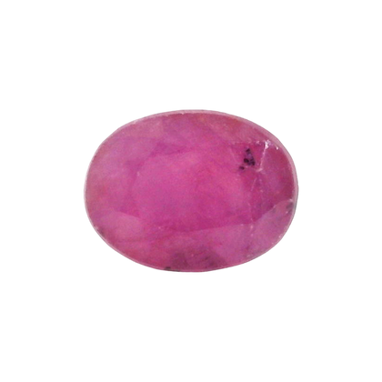 African Ruby (Manik) 4.87 Carat / 5.42 Ratti, Unheated and Untreated – No indications of treatment observed – front view