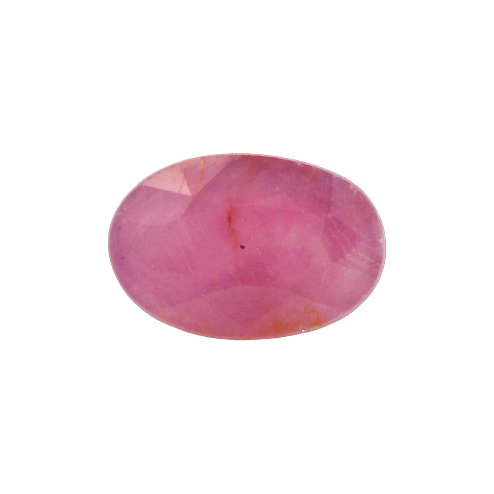 African Ruby (Manik) 4.49 Carat / 4.99 Ratti, Unheated and Untreated – No indications of treatment observed – front view