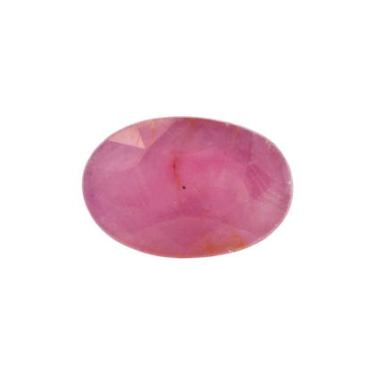 African Ruby (Manik) 4.49 Carat / 4.99 Ratti, Unheated and Untreated – No indications of treatment observed – front view