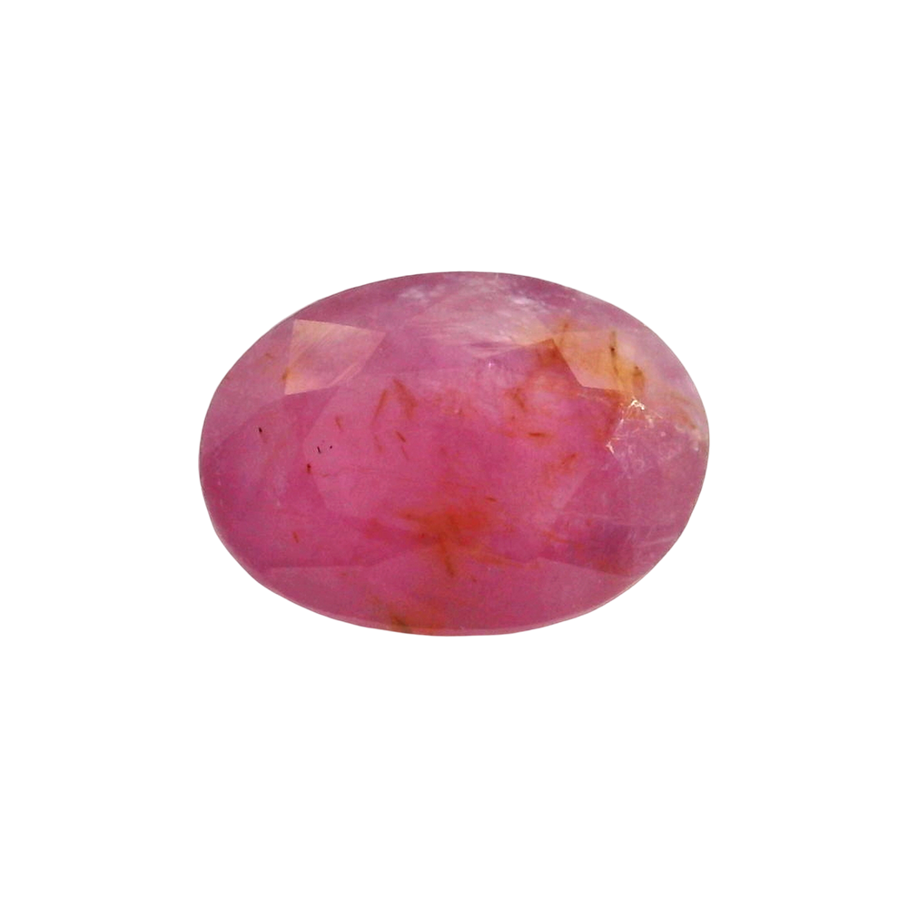 African Ruby (Manik) 5.13 Carat / 5.7 Ratti, Unheated and Untreated – No indications of treatment observed – front view