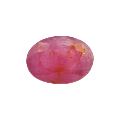 African Ruby (Manik) 5.13 Carat / 5.7 Ratti, Unheated and Untreated – No indications of treatment observed – front view