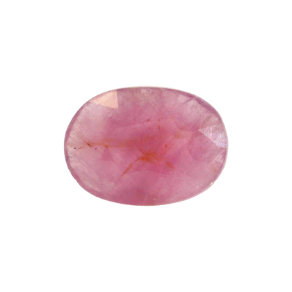 African Ruby (Manik) 4.34 Carat / 4.83 Ratti, Unheated and Untreated – No indications of treatment observed – front view