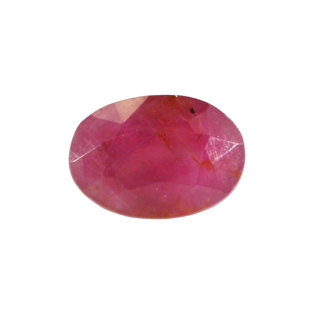 African Ruby (Manik) 4.45 Carat / 4.95 Ratti, Unheated and Untreated – No indications of treatment observed – front view