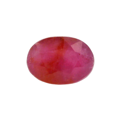 African Ruby (Manik) 3.75 Carat / 4.17 Ratti, Unheated and Untreated – No indications of treatment observed – front view