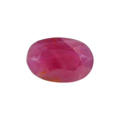 African Ruby (Manik) 4.72 Carat / 5.25 Ratti, Unheated and Untreated – No indications of treatment observed – front view
