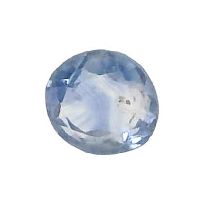 Kashmir Blue Sapphire (Neelam) 0.37 Carat / 0.42 Ratti, Unheated and Untreated – No indications of treatment observed – front view
