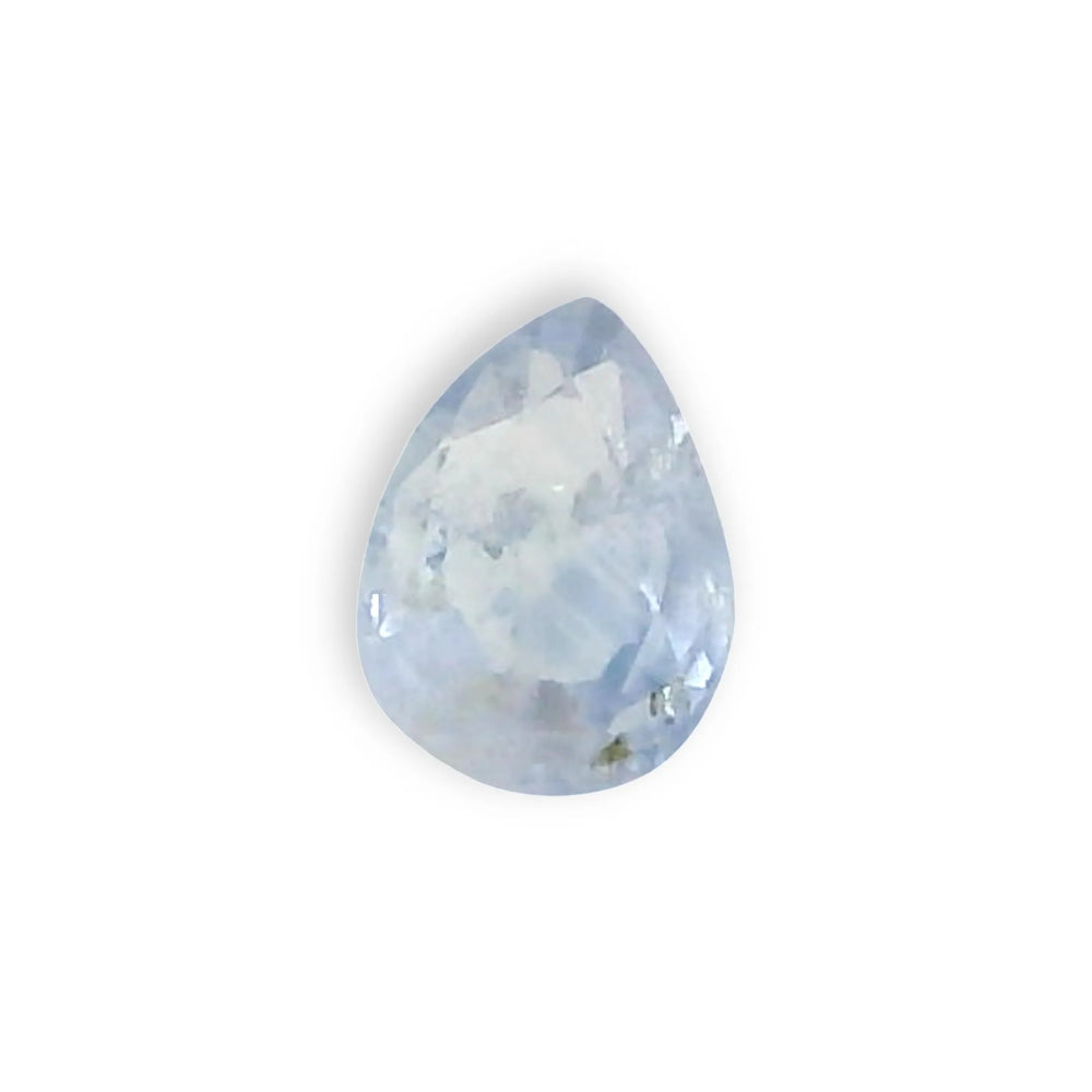 Kashmir Blue Sapphire (Neelam) 0.78 Carat / 0.87 Ratti, Unheated and Untreated – No indications of treatment observed – top view